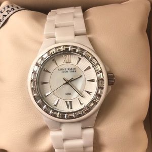 Orig $395 Anne Klein Ceramic Watch